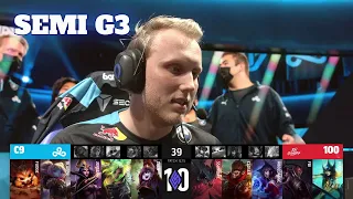 100 vs C9 - Game 3 | Semi Finals Playoffs S12 LCS Summer 2022 | 100 Thieves vs Cloud 9 G3