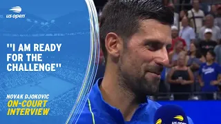 Novak Djokovic On-Court Interview | 2023 US Open Round 4