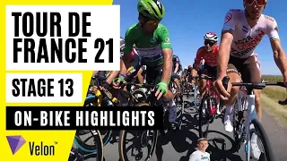 Tour de France 2021: Stage 13 On-Bike Highlights