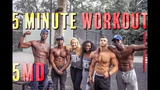 THE BEST 5 MINUTE WORKOUT! | Calisthenics Challenge