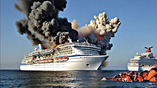 1 minutes ago!  Russia's largest cruise ship carrying 70 top businessmen died in the Hi Sea