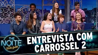 The Noite (06/07/16) - Entrevista com elenco de Carrossel 2 - Parte 1