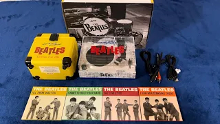 The Beatles Limited Edition RSD3 Mini Turntable With 3” Vinyl Records Unboxing