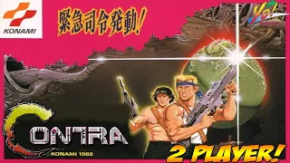 Contra NES! 2 Player Playthrough! - YoVideogames