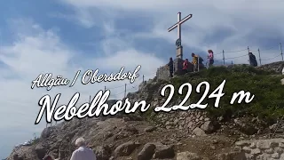 Das Nebelhorn / Obersdorf / Allgäu / Fahrt mit den Seilbahnen zu einem atemberaubender Ausblick