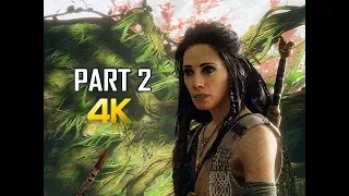 GOD OF WAR Gameplay Walkthrough Part 2 - Witch & Venusaur (PS4 PRO 4K Commentary 2018)