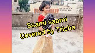 song -saami saami🎵 covered by Trisha 💃 movie- pushpa. #hindimovie #youtubevideo #dancevideo #viral 🙏