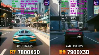 Ryzen 7 7800X3D vs Ryzen 9 7900X3D - Test in 7 Games