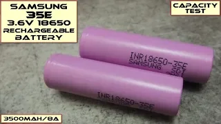 Samsung 35E 18650 3500mAh Battery: Capacity Test