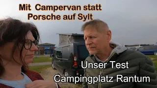 Campervan Tour Ostern 2024 nach Sylt. Wir stellen euch den "Campingplatz Rantum" vor.