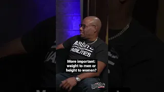 What’s more important: weight to men or height to women?