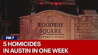 Austin sees five homicides in one week | FOX 7 Austin