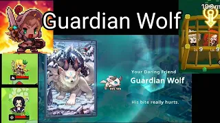 Guardian tales Part 6 New Character Guardian Wolf! World 1-4 3 star gameplay, Poacher sub-stage