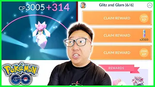 Diancie Special Research with Maxed Out Level 50 Diancie in Pokemon GO