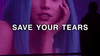 The Weeknd, Ariana Grande - Save Your Tears (slowed + reverb with lyrics)