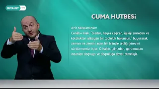 İşaret Diliyle Cuma Hutbesi - 21 Ağustos 2020