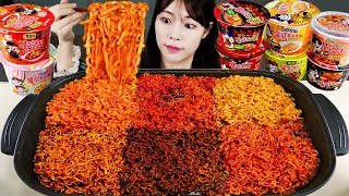 ASMR MUKBANG| 직접 만든 불닭볶음면 먹방 & 레시피 FIRE NOODLES EATING