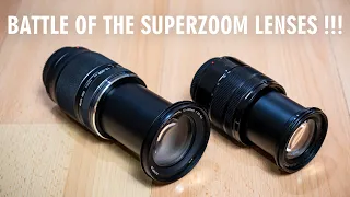 Panasonic 14-140mm vs Olympus 12-200mm: BATTLE of the Micro Four Thirds Travel Super Zoom Lens!