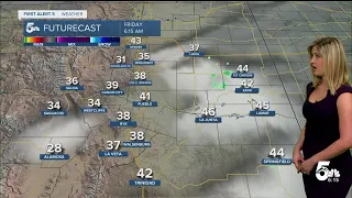 Friday will be warm with isolated thunderstorms in the plains