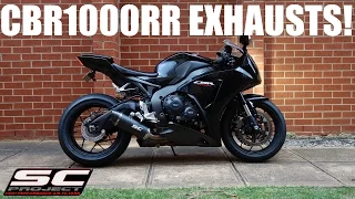 Honda CBR1000RR SC Project Exhaust!