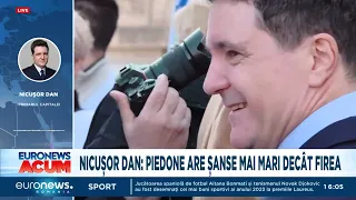 EXCLUSIV. Nicușor Dan: ”Cristian Popescu Piedone are șanse mai mari decât Gabriela Firea”