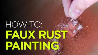 DIY Rust Finish with Salt - SUPER Easy!