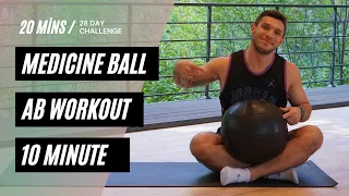 Sculpt Your Abs: Intense 10-Minute Medicine Ball Workout   I    ERDEM TEMELLIOGLU