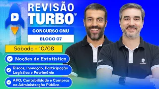 REVISÃO TURBO CNU | Conhecimentos Específicos para o Bloco 07 | SÁBADO