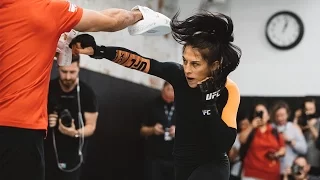 Joanna Jedrzejczyk UFC 211 Open Workout Highlight