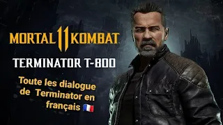 Mortal kombat 11 tout les dialogue de Terminator Version français