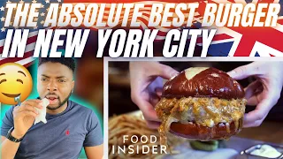 🇬🇧BRIT Reacts To THE ABSOLUTE BEST BURGERS IN NEW YORK CITY!