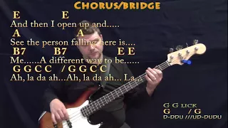 Dreams (The Cranberries) Bass Guitar Cover Lesson with Chords/Lyrics