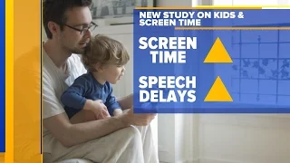 New study links screen time for children under 2 to delayed speech development