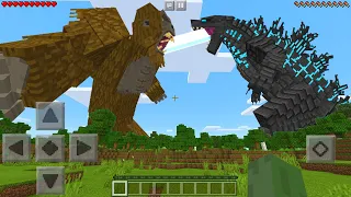 I Found GODZILLA vs KING KONG in Minecraft Pocket Edition...