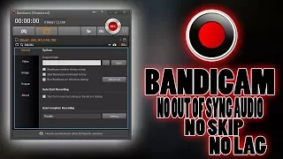 BEST BANDICAM SETTINGS TO RECORD GAMING AND TUTORIALS  2017 | NO OUT OF SYNC AUDIO  | Tutorials