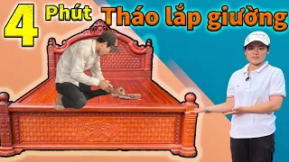 REVIEW & BÁO GIÁ - Quy Cách Tháo Giường Trong 4 Phút | Nội Thất CHINH LAN