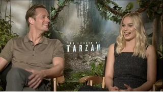 Alexander Skarsgard and Margot Robbie interview - THE LEGEND OF TARZAN