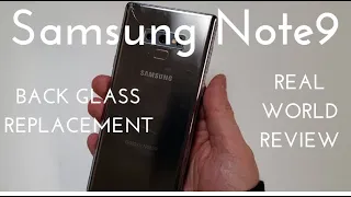 Samsung Galaxy Note9 Back Glass Replacement (How to fix the back for ~$18)