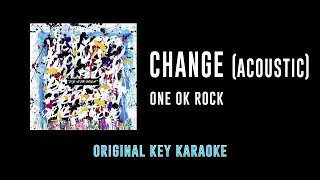 Change (Acoustic) - ONE OK ROCK | カラオケ | Eye of the storm | Karaoke | (Studio Jam Session)