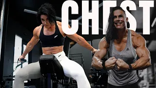 EXPLOSIVE CHEST DAY WITH KRISTEN NUN| DLB