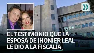 Exclusivo: Las declaraciones que la esposa de Jhonier Leal entregó a la Fiscalía | Vanguardia