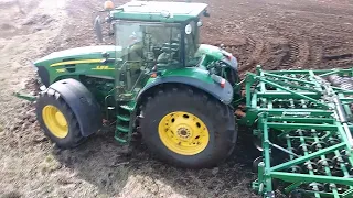 John Deere 7930 замена масла в двигателе. (2020г)