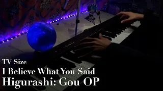 [TV Size] Higurashi no Naku Koro ni Gou (2020) OP - I Believe What You Said / Asaka (Piano cover)