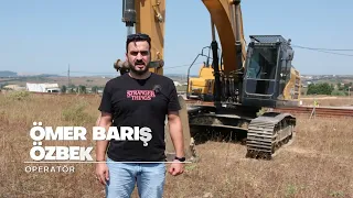 Operatör Ömer Barış Özbek;SANY SY305C LC'nin güç ve kullanım kolaylığıyla güven verdiğini belirtti.