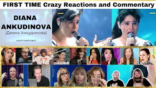 FIRST TIME CRAZINESS | Diana Ankudinova | Reactions and Commentary Compilation