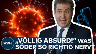 CORONA: Covid19-Zahlen explodieren! "Völlig absurd!" Markus Söder mit klaren Worten I WELT Interview