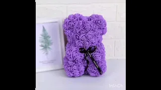 Led rose teddy bears