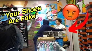 YOUR SHOES ARE FAKE PRANK GONE WRONG!!!!!(MUST SEE)