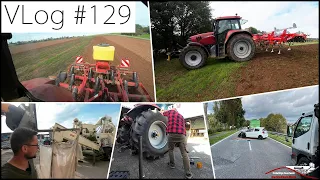 FarmVLOG#129: Mobile Getreideaufbereitung / Storytime: Unfall mit dem Maxxum & Späte Zwischenfrucht