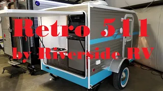 2020 Riverside RV Retro 511 Teardrop Travel Trailer Walk Around